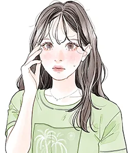 汗・水に強く落ちにくい