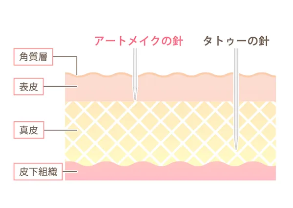 リップアートメイクの仕組み